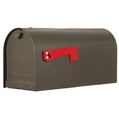 brown metal s box|wayfair brown mailboxes.